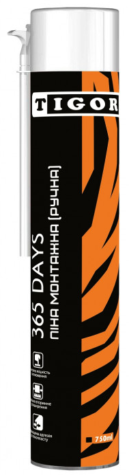 Піна всесезонна монтажна TIGOR (750 мл)